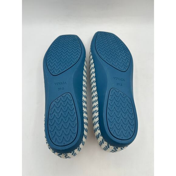 VIVAIA Margot Walker Lightweight Square-Toe V-Cut Ballot Flats Size 39.5 NEW - Picture 8 of 8
